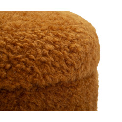 Moderne Poufs Saint-Moritz Marron – Duo Raffiné Ø40x47-32x38