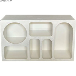 Buffet Home ESPRIT Blanc Bois MDF 120 x 26 x 75 cm