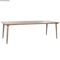 Table de Salle à Manger Home ESPRIT Marron Clair Bois d'acacia 250 x 100 x 77 cm