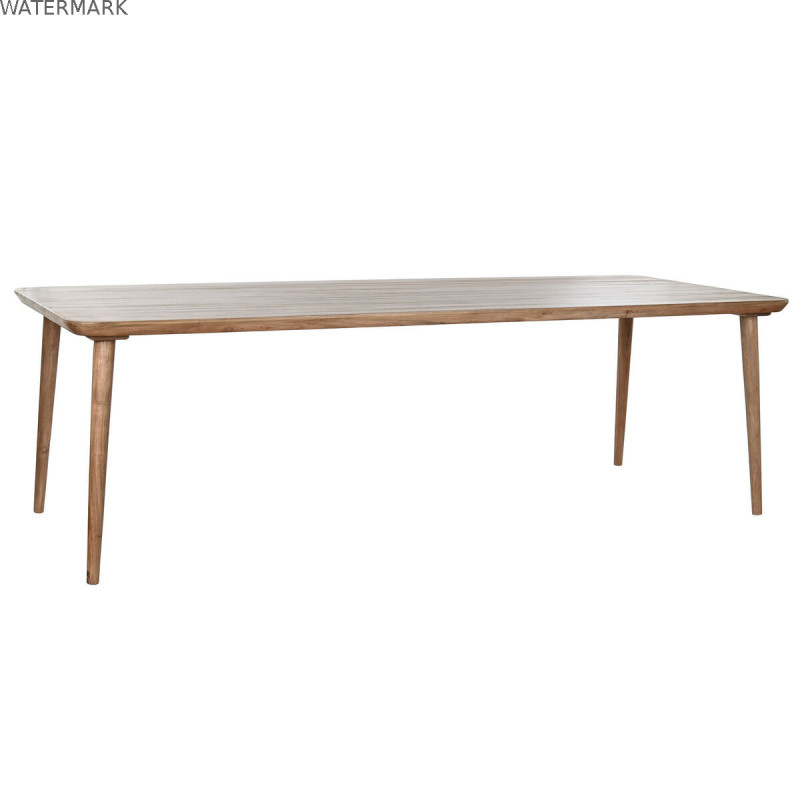 Table de Salle à Manger Home ESPRIT Marron Clair Bois d'acacia 250 x 100 x 77 cm Table de Salle à Manger Home ESPRIT Marron Clair Bois d'acacia 250 x 100 x 77 cm