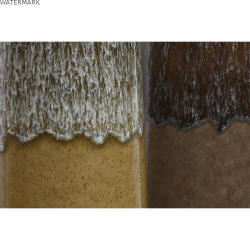 Vase Home ESPRIT Bicolore Céramique 12 x 12 x 41 cm (2 Unités)