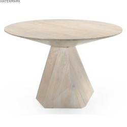 Table de Salle à Manger Home ESPRIT Bois de manguier 120 x 120 x 77 cm