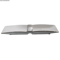 Centre de Table Alexandra House Living Blanc Argenté 31 x 14 x 3 cm
