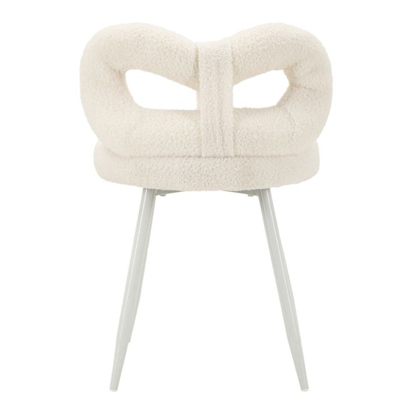Glam Mini Chaise Ilary Blanche – Raffinement Pur Ø40x67 (assise 46)