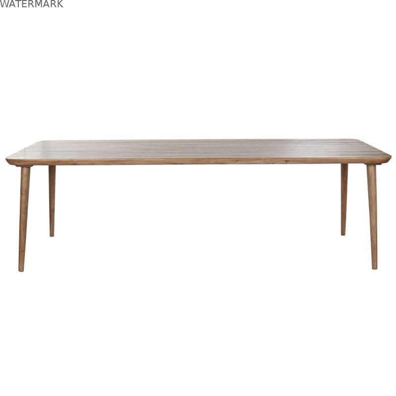 Table de Salle à Manger Home ESPRIT Marron Clair Bois d'acacia 250 x 100 x 77 cm