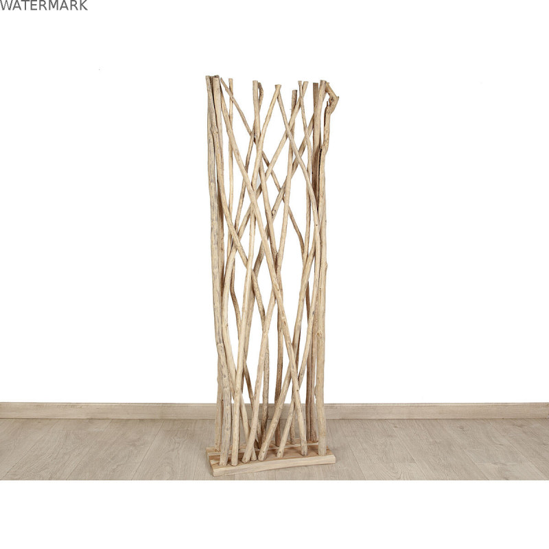 Séparateur Romimex Naturel bois de teck 60 x 180 x 15 cm