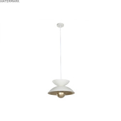Suspension Home ESPRIT Blanc Doré Métal 50 W 36 x 36 x 22 cm