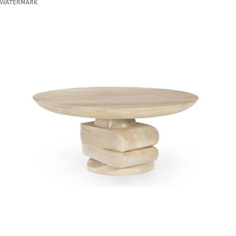 Table Basse Home ESPRIT Bois de manguier 80 x 80 x 39 cm