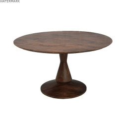 Table de Salle à Manger Home ESPRIT Acacia 130,5 x 130,5 x 78 cm 136 x 136 x 76 cm