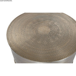 Table Basse Home ESPRIT Doré Aluminium 90 x 90 x 47 cm