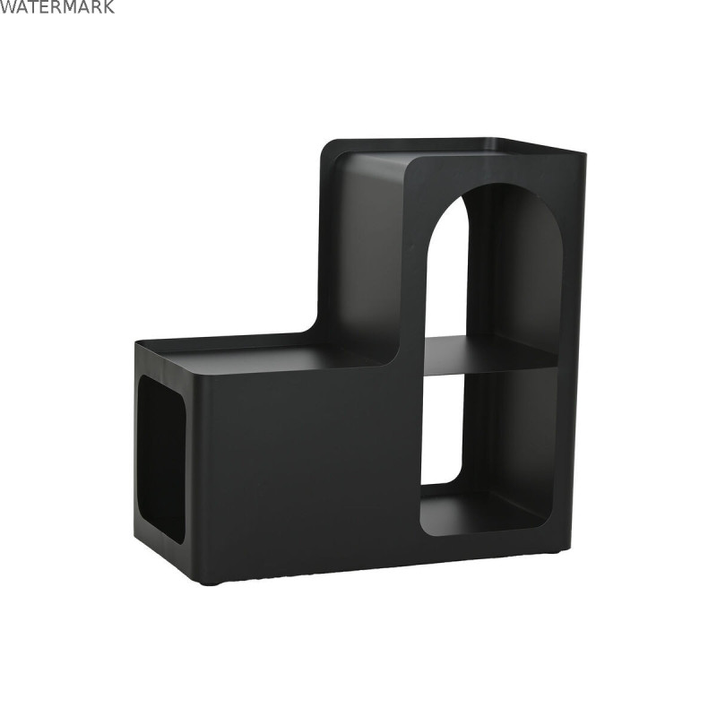 Table d'appoint Home ESPRIT Noir Métal 60 x 30 x 60 cm