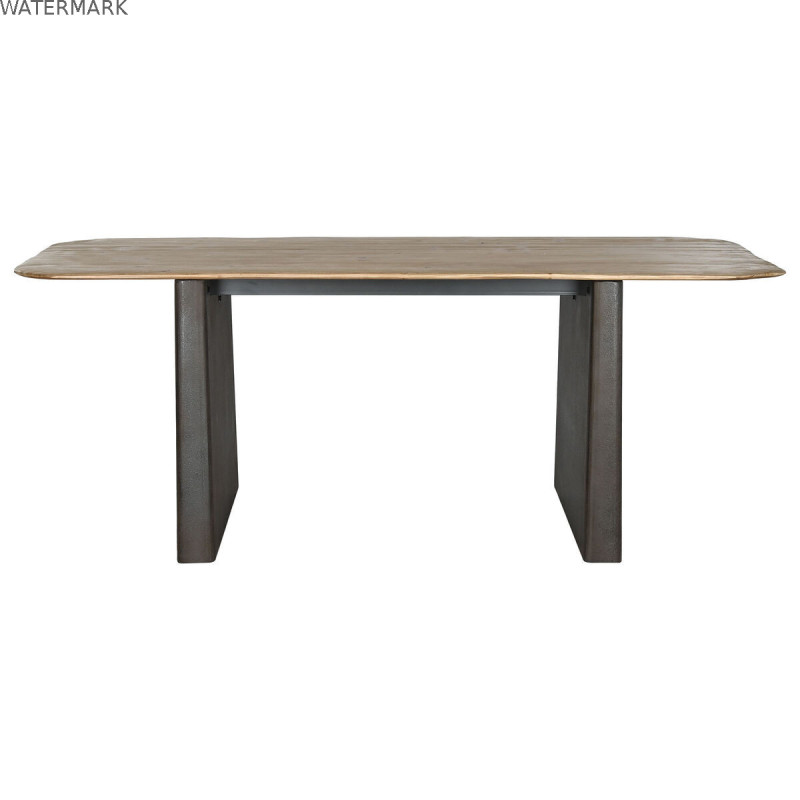 Table de Salle à Manger Home ESPRIT Naturel Brun foncé Sapin 200 x 90 x 75 cm
