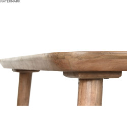 Table de Salle à Manger Home ESPRIT Marron Clair Bois d'acacia 250 x 100 x 77 cm