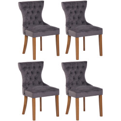 Lot de 4 chaises de salle à...