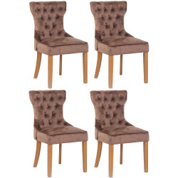 Lot de 4 chaises de salle à...