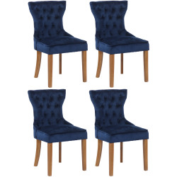 Lot de 4 chaises de salle à...