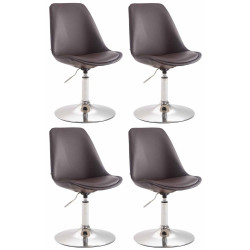 Lot de 4 chaises de salle à...