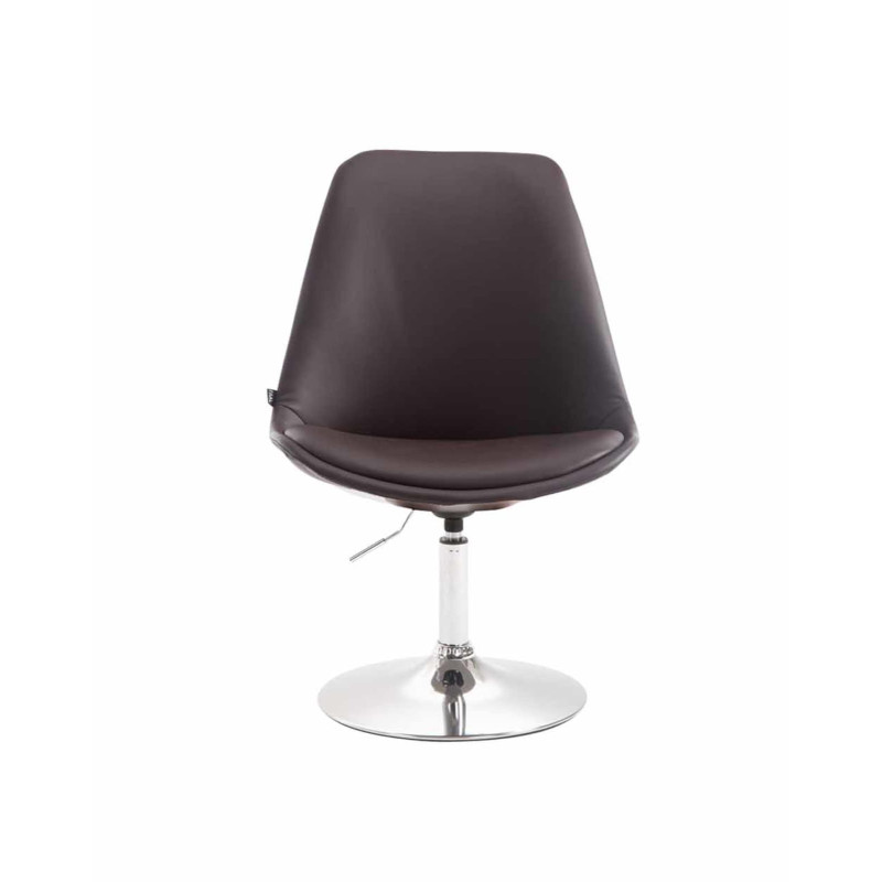 Lot de 4 chaises de salle à manger Maverick C en similicuir marron