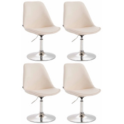 Lot de 4 chaises de salle à...