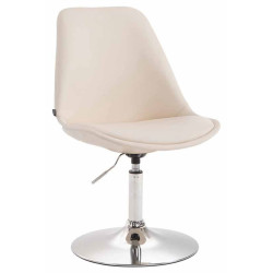 Lot de 4 chaises de salle à manger Maverick C similicuir crème