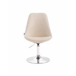 Lot de 4 chaises de salle à manger Maverick C similicuir crème