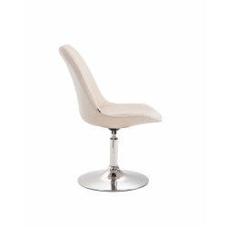 Lot de 4 chaises de salle à manger Maverick C similicuir crème