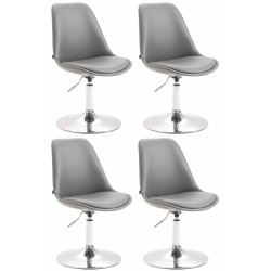 Lot de 4 chaises de salle à...