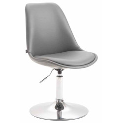 Lot de 4 chaises de salle à manger Maverick C similicuir gris