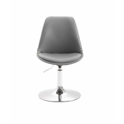 Lot de 4 chaises de salle à manger Maverick C similicuir gris