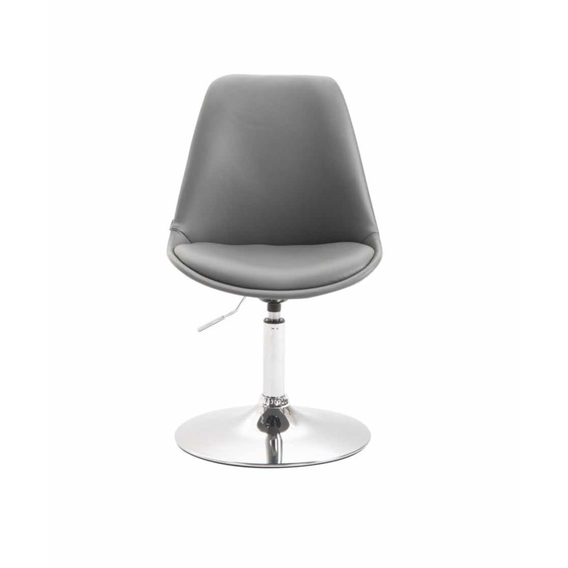 Lot de 4 chaises de salle à manger Maverick C similicuir gris