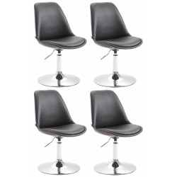 Lot de 4 chaises de salle à...