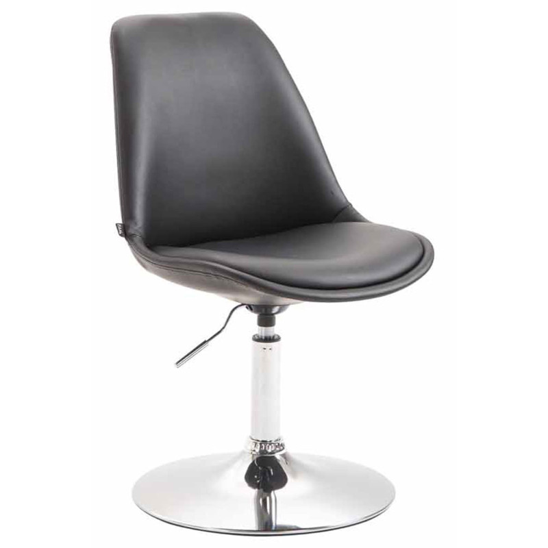 Lot de 4 chaises de salle à manger Maverick C similicuir noir