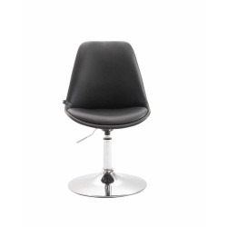 Lot de 4 chaises de salle à manger Maverick C similicuir noir