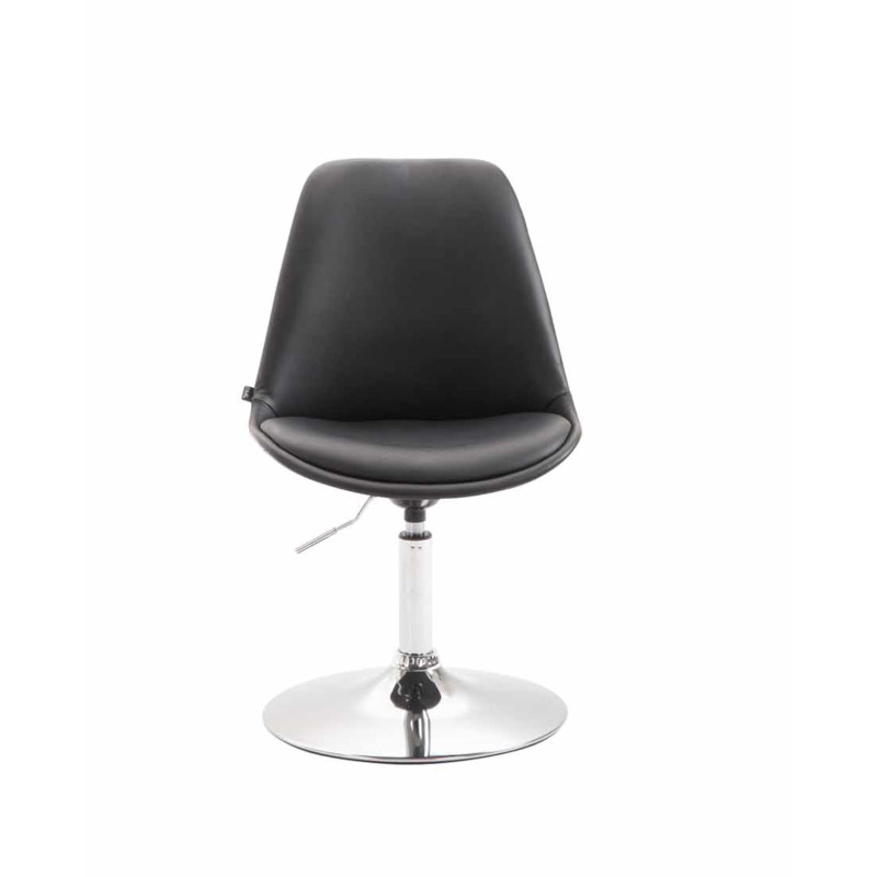 Lot de 4 chaises de salle à manger Maverick C similicuir noir