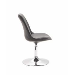 Lot de 4 chaises de salle à manger Maverick C similicuir noir