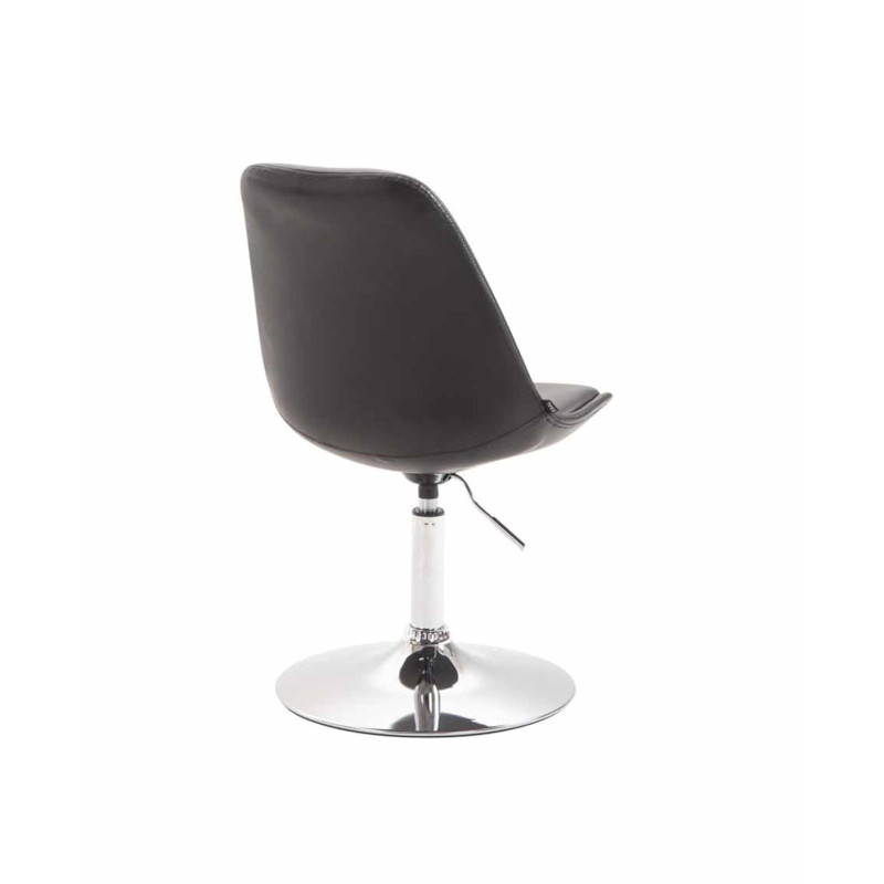 Lot de 4 chaises de salle à manger Maverick C similicuir noir
