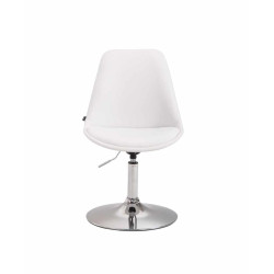 Lot de 4 chaises de salle à manger Maverick C similicuir blanc