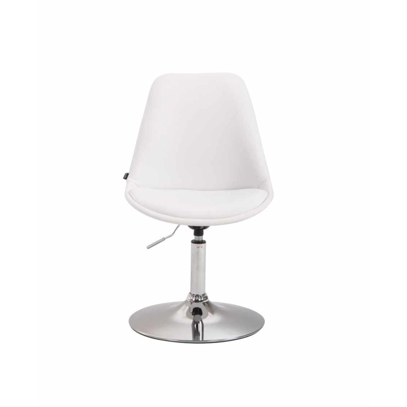 Lot de 4 chaises de salle à manger Maverick C similicuir blanc