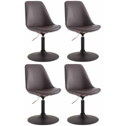 Lot de 4 chaises de salle à...
