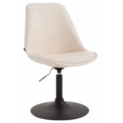 Lot de 4 chaises de salle à manger Maverick B similicuir crème