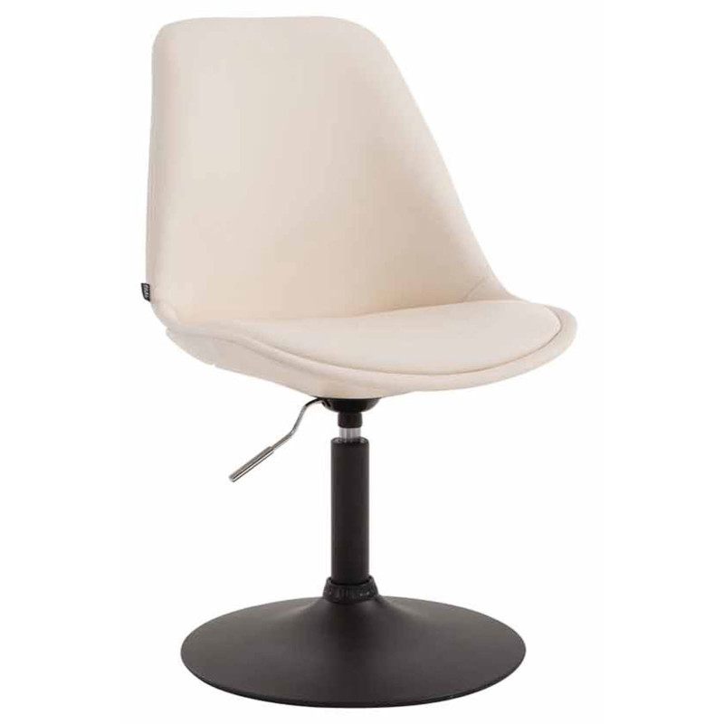 Lot de 4 chaises de salle à manger Maverick B similicuir crème
