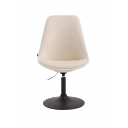 Lot de 4 chaises de salle à manger Maverick B similicuir crème