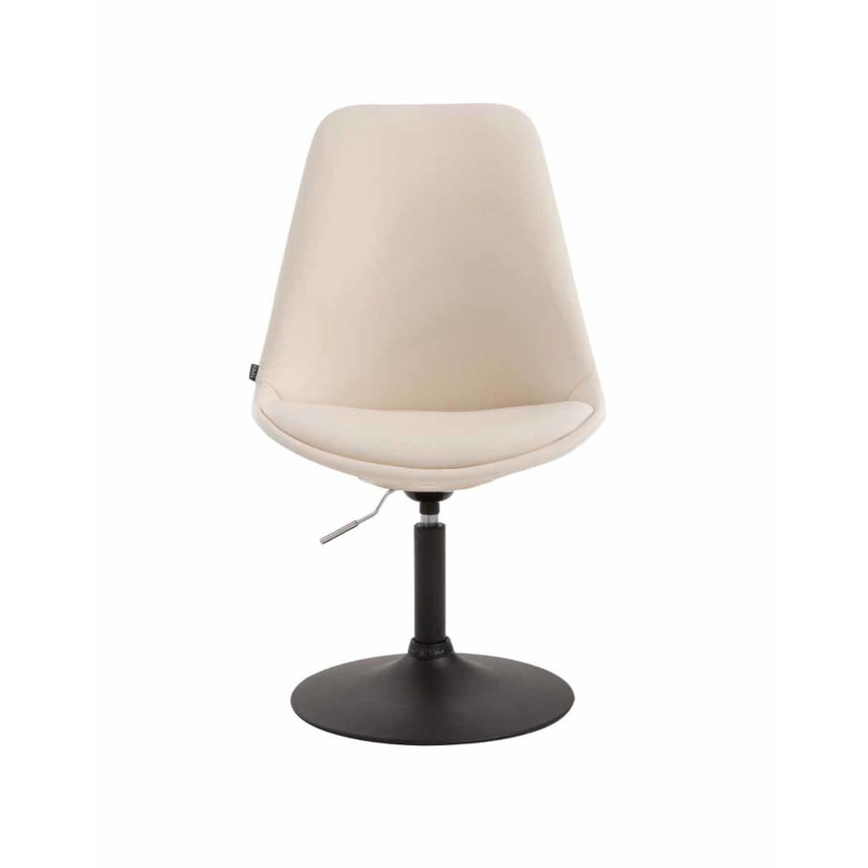 Lot de 4 chaises de salle à manger Maverick B similicuir crème