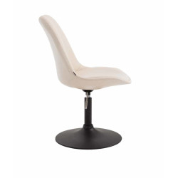 Lot de 4 chaises de salle à manger Maverick B similicuir crème