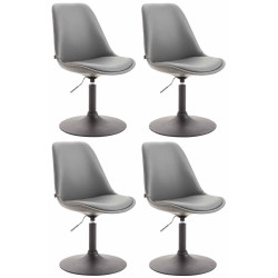 Lot de 4 chaises de salle à...