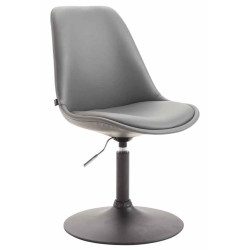 Lot de 4 chaises de salle à manger Maverick B similicuir gris