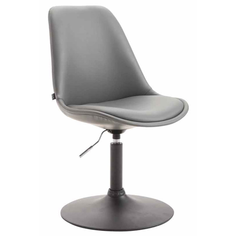 Lot de 4 chaises de salle à manger Maverick B similicuir gris