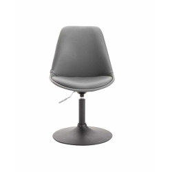 Lot de 4 chaises de salle à manger Maverick B similicuir gris