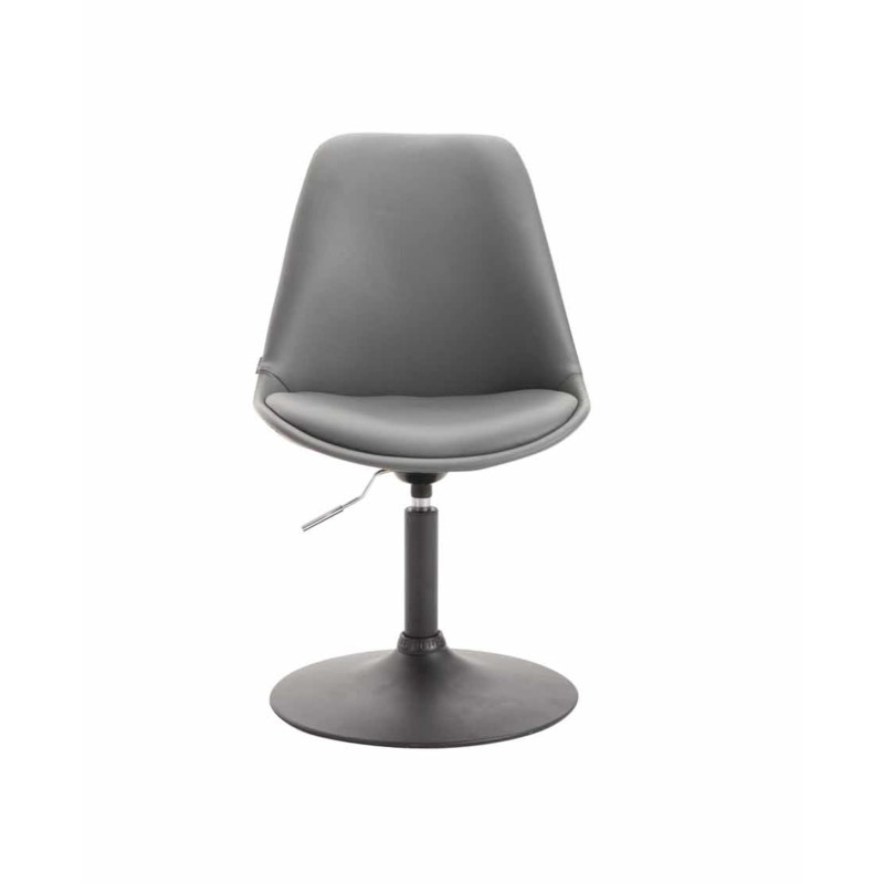 Lot de 4 chaises de salle à manger Maverick B similicuir gris