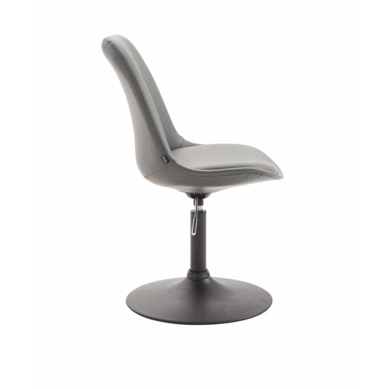 Lot de 4 chaises de salle à manger Maverick B similicuir gris